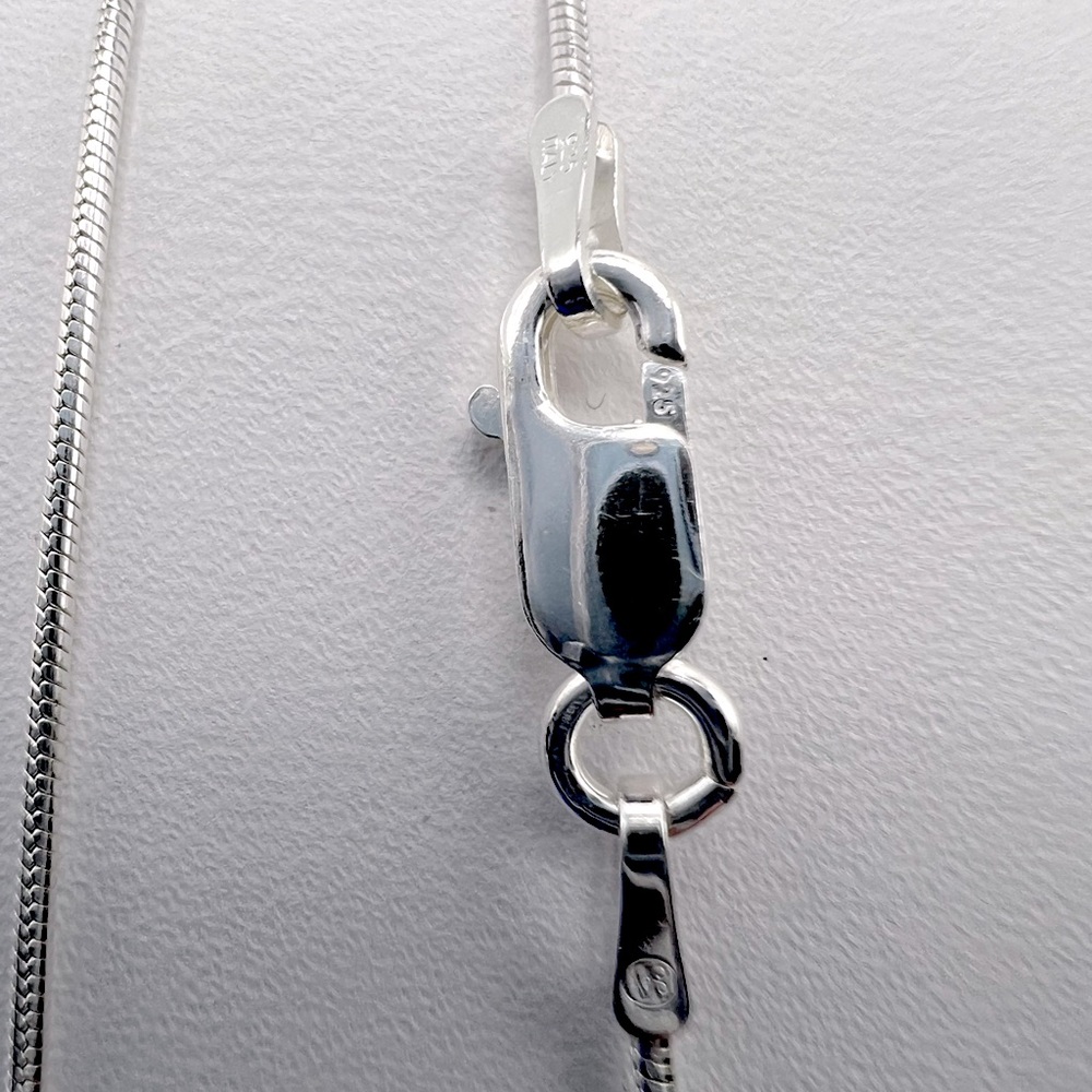 Sterling Silver Cz Key Necklace - Picture 11 of 16